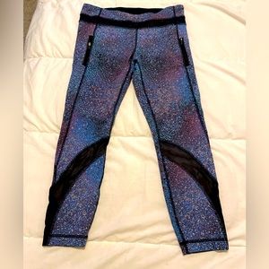 Lululemon Mermaid Strive Galaxy Pants.